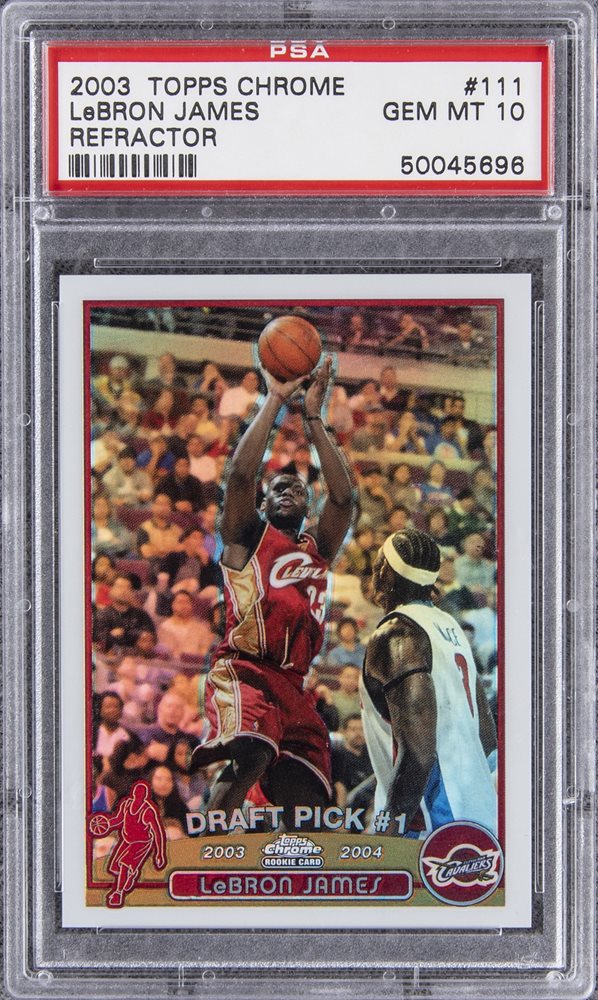 2003 Topps Chrome LeBron James #111